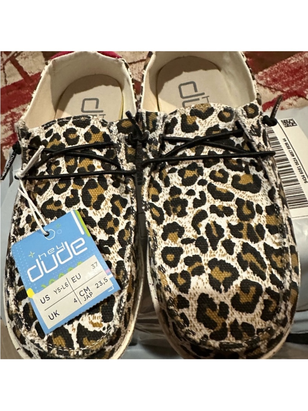 Hey Dude wild Leopard Print Slip-Ons